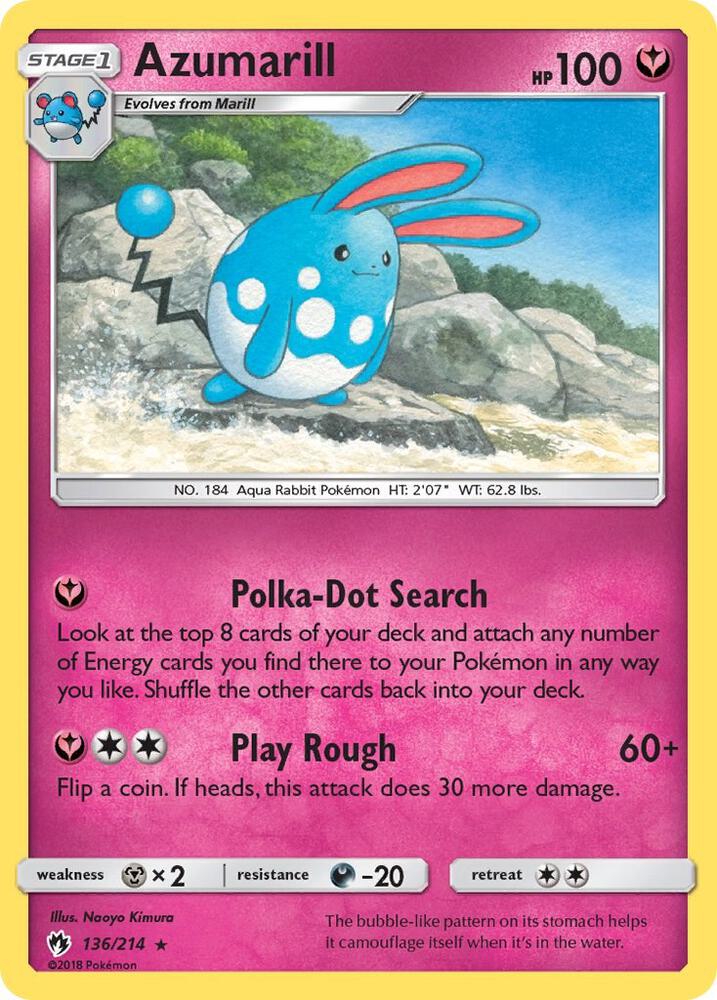 Azumarill - SM - Lost Thunder