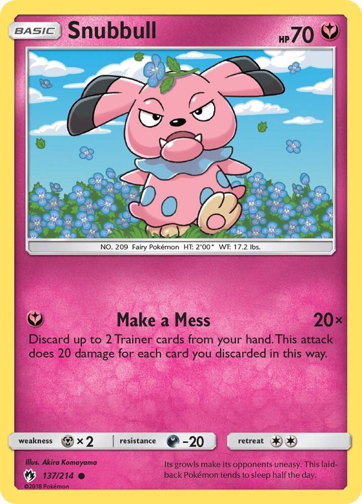 Snubbull - SM - Lost Thunder