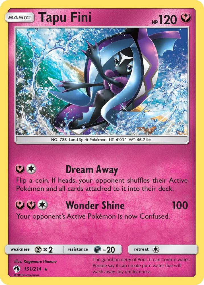 Tapu Fini - SM - Lost Thunder