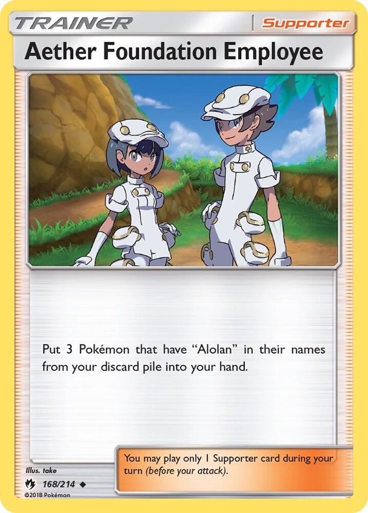 Aether Foundation Employee - SM - Lost Thunder