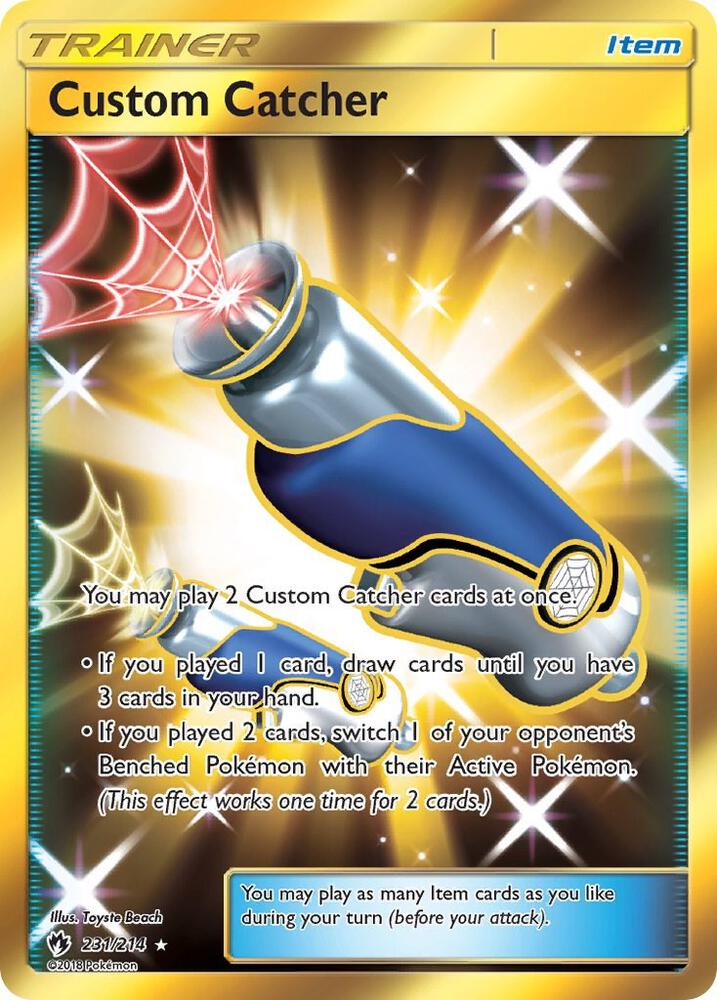 Custom Catcher (Secret) - SM - Lost Thunder
