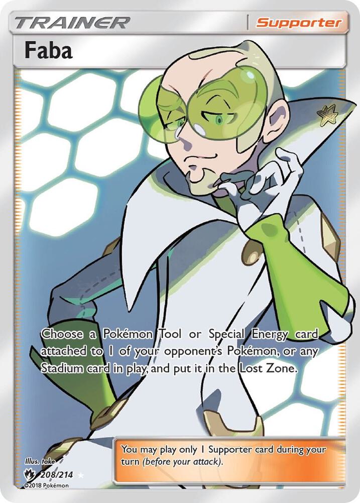Faba (Full Art) - SM - Lost Thunder