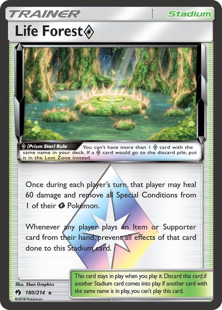 Life Forest Prism Star - SM - Lost Thunder