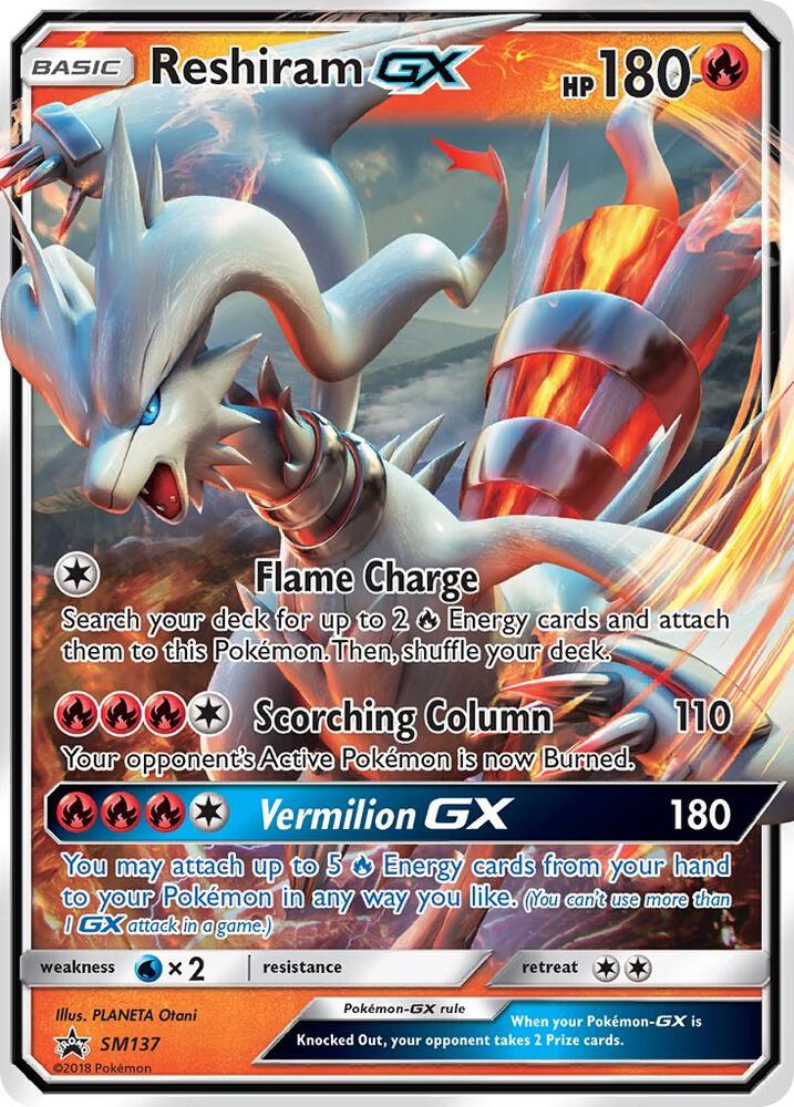 Reshiram GX - SM137 - SM Promos