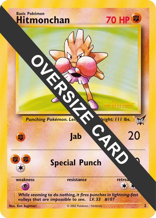 Hitmonchan - 2 (Best of Game 2 Promo) - Jumbo Cards