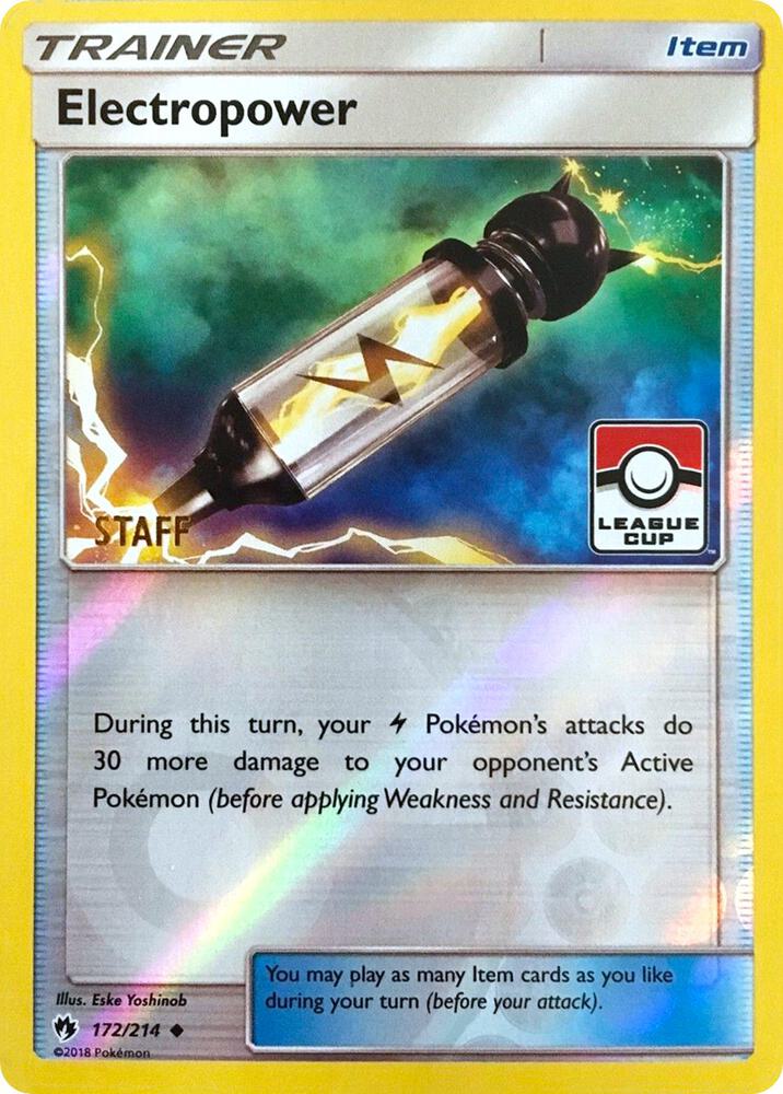 Electropower - 172/214 (League Cup) [Staff] - League & Championship Cards
