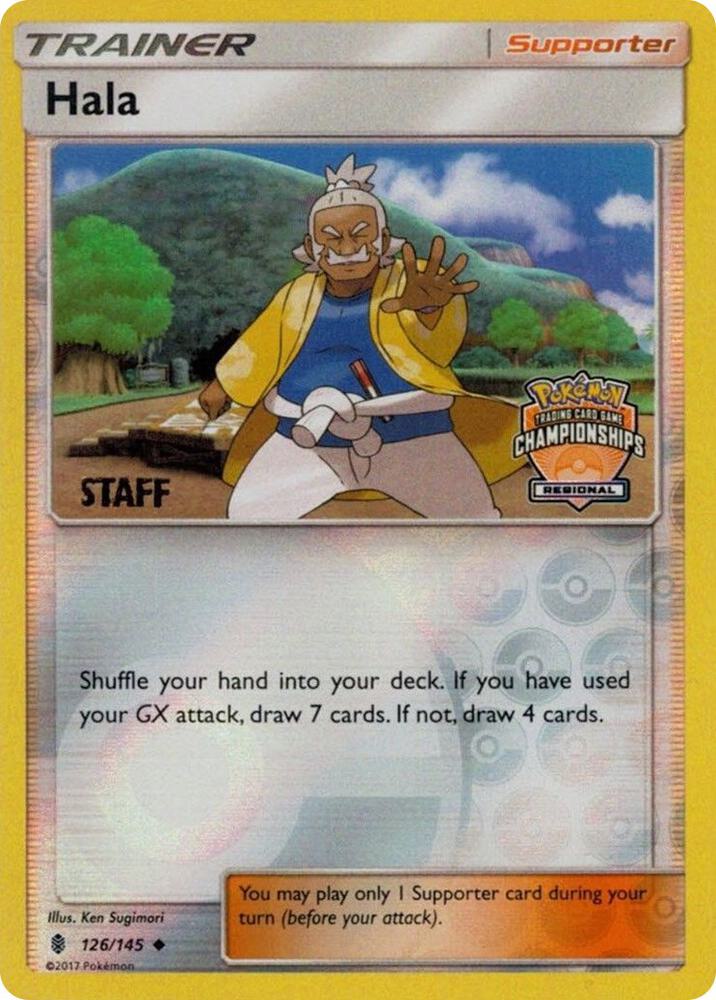 Hala - 126/145 (Regional Championships) [Staff] - League & Championship Cards