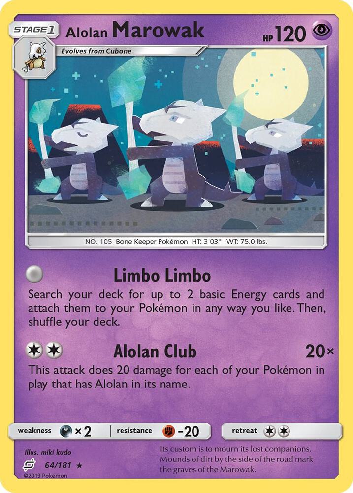 Alolan Marowak - SM - Team Up