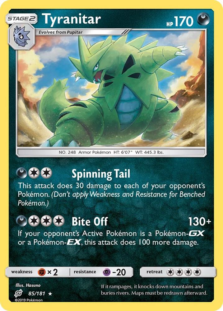 Tyranitar - SM - Team Up