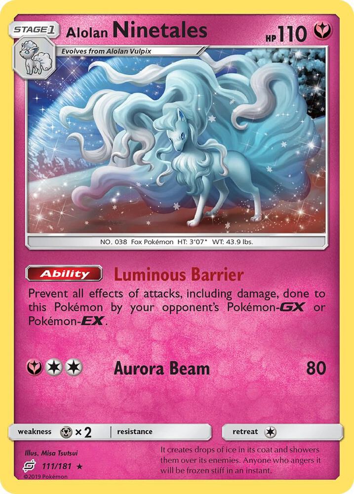 Alolan Ninetales - SM - Team Up