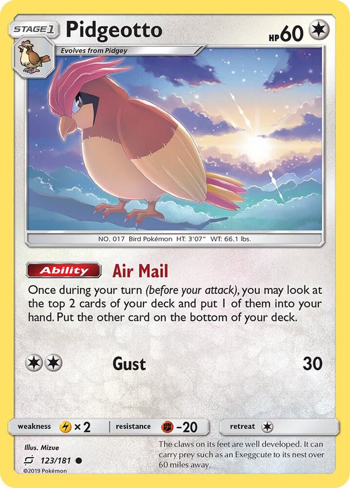 Pidgeotto - SM - Team Up