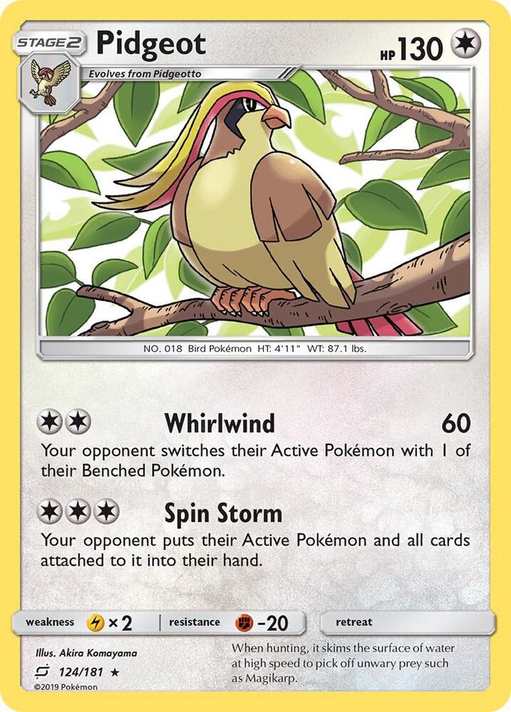 Pidgeot - SM - Team Up
