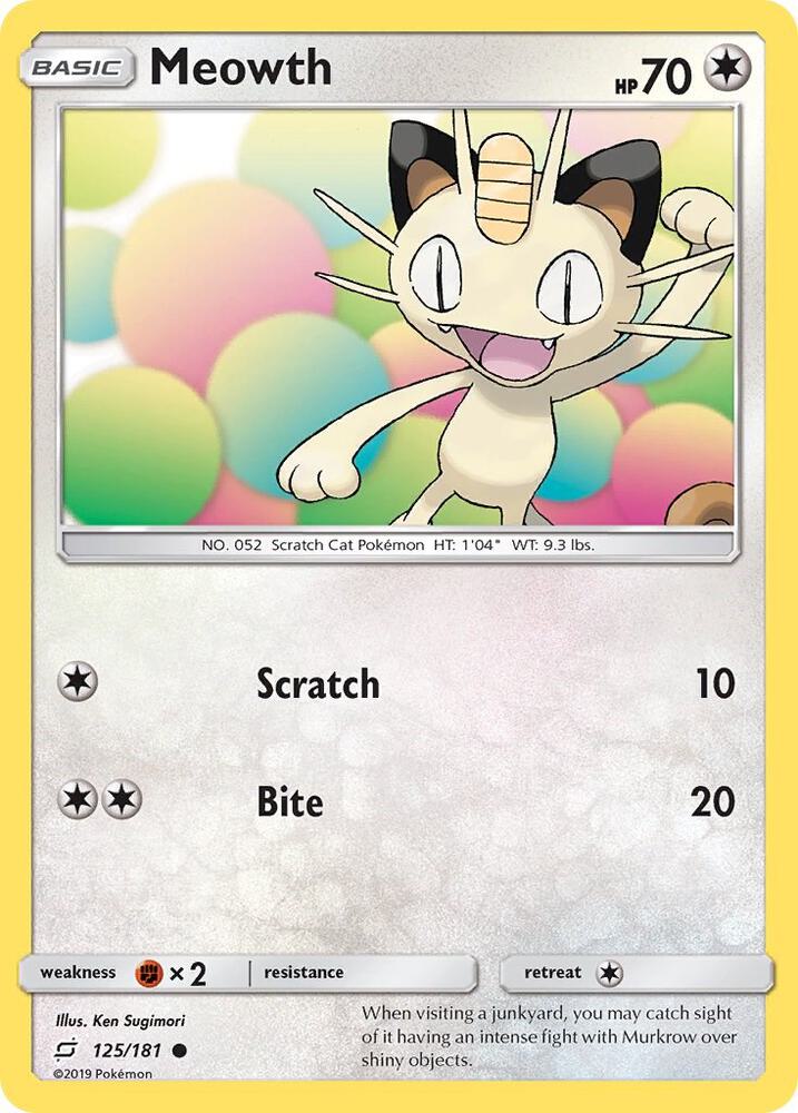 Meowth - SM - Team Up