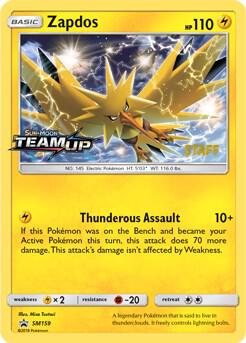 Zapdos (Prerelease) [Staff]