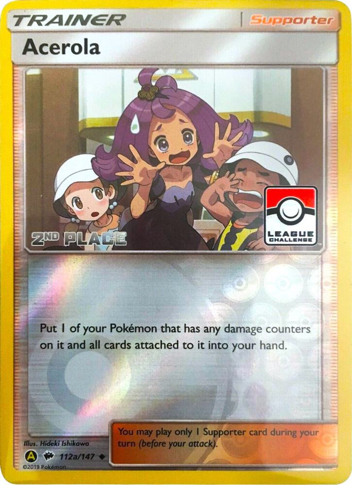 Acerola - 112a/147 (League Challenge) [2nd Place] - League & Championship Cards