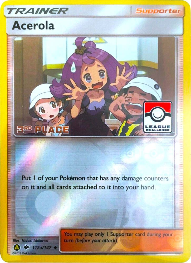 Acerola - 112a/147 (League Challenge) [3rd Place] - League & Championship Cards