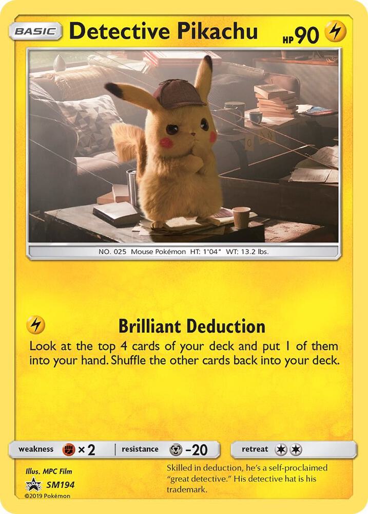 Detective Pikachu - SM194 - SM Promos