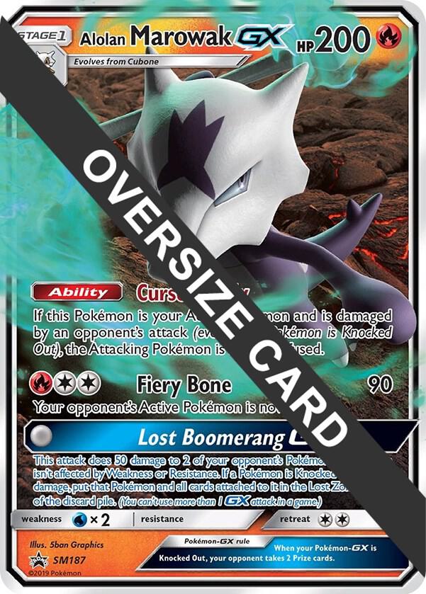 Alolan Marowak GX - SM187 - Jumbo Cards