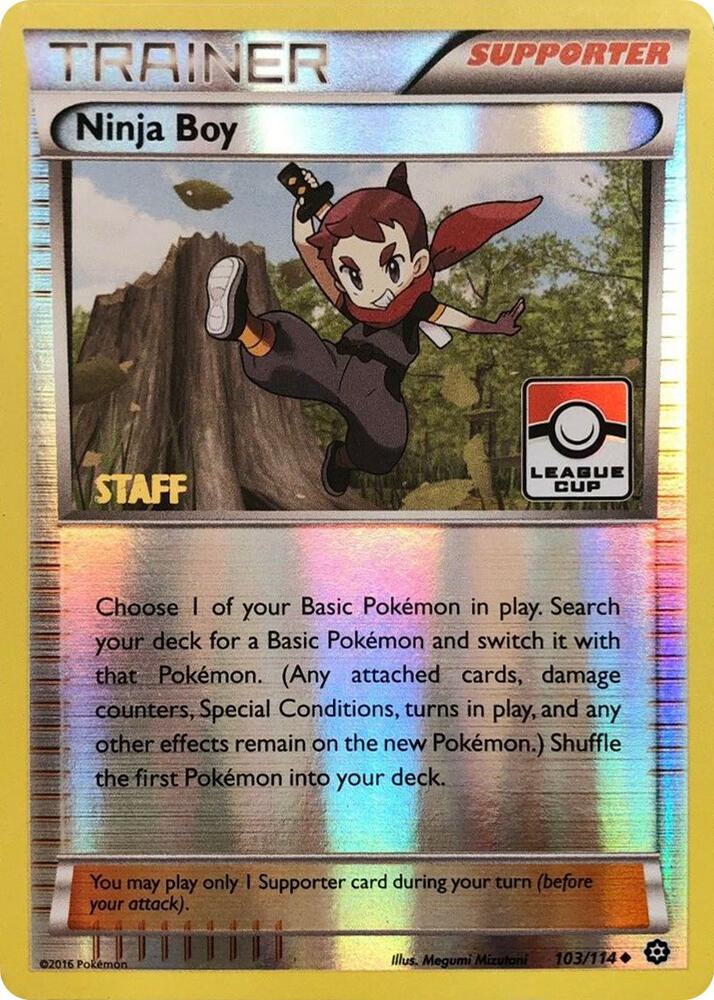 Ninja Boy - 103/114 (League Cup) [Staff] - League & Championship Cards
