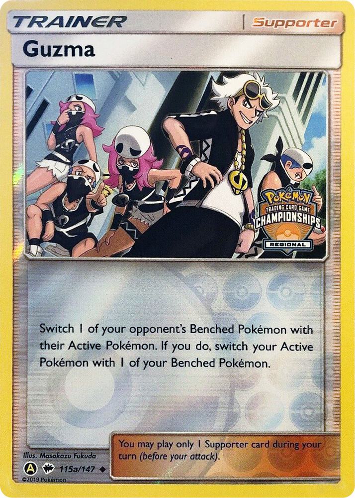 Guzma - 115a/147 (Regional Championships) - League & Championship Cards