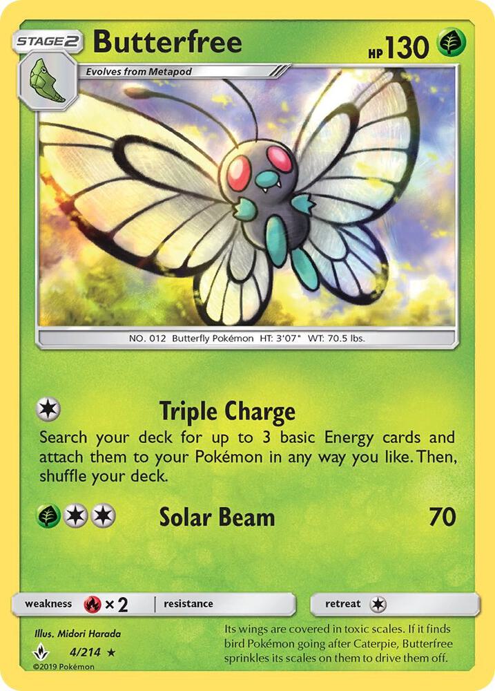 Butterfree - SM - Unbroken Bonds