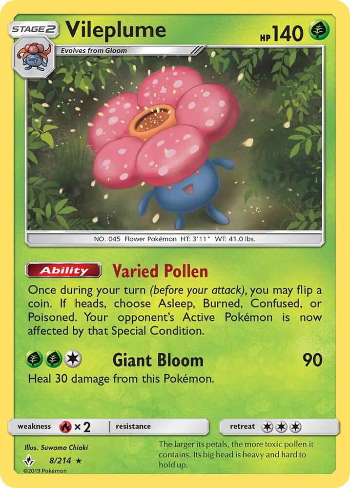 Vileplume - SM - Unbroken Bonds