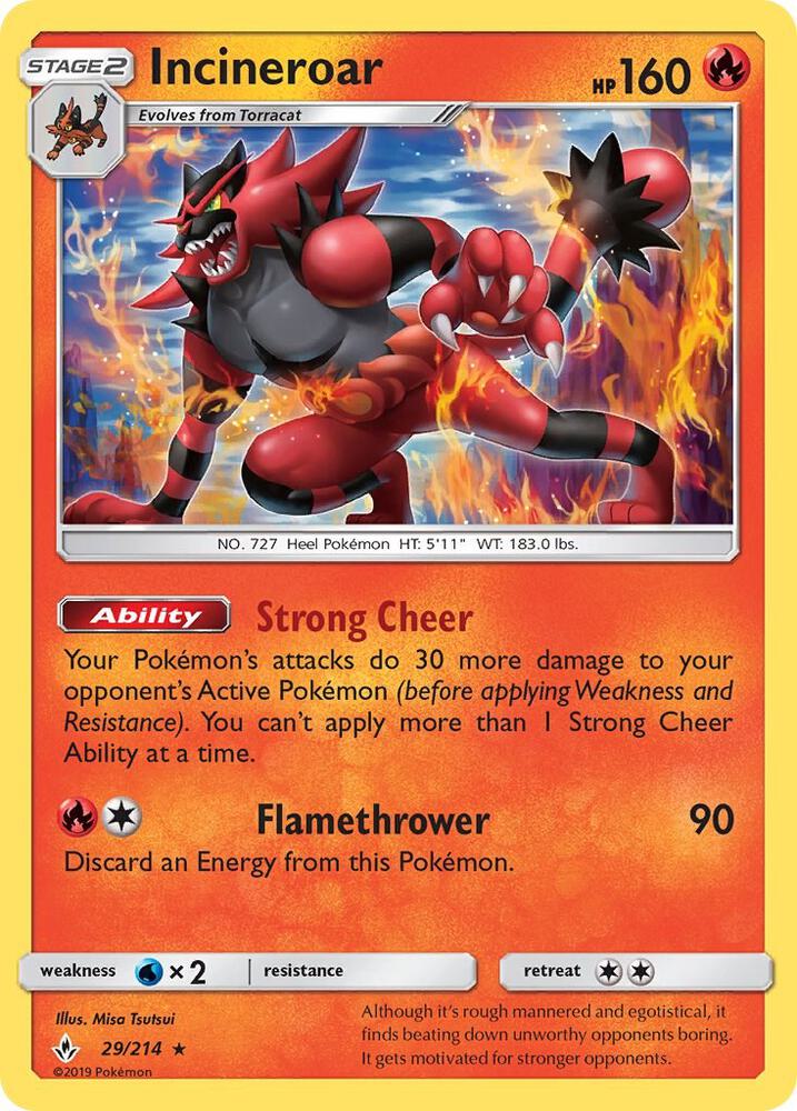 Incineroar - SM - Unbroken Bonds