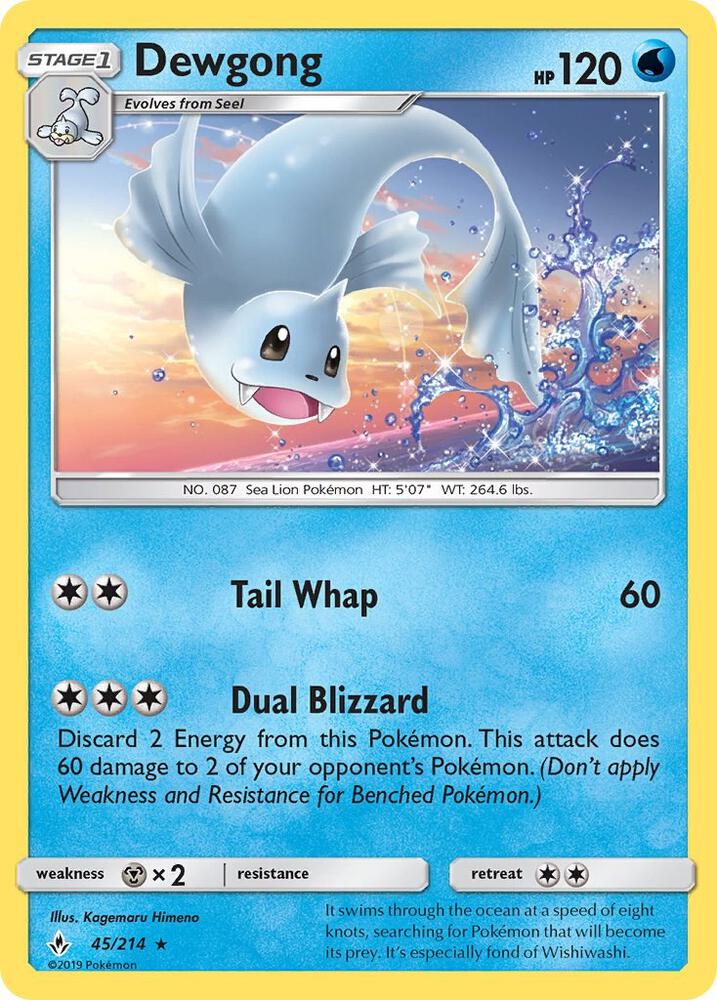 Dewgong - SM - Unbroken Bonds