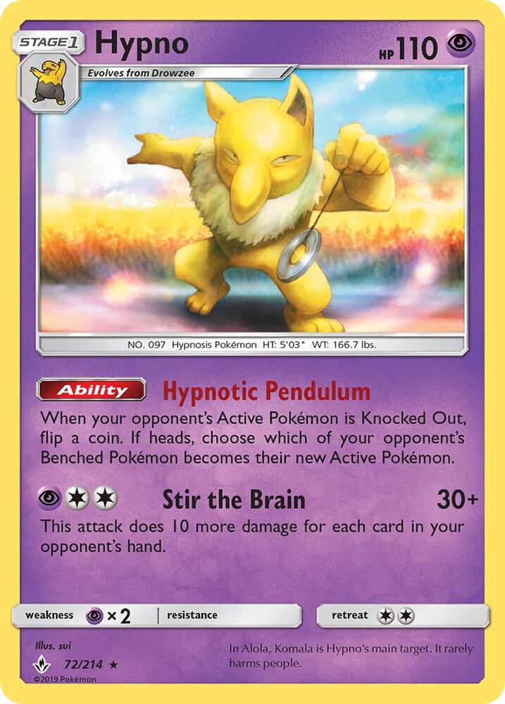 Hypno - SM - Unbroken Bonds
