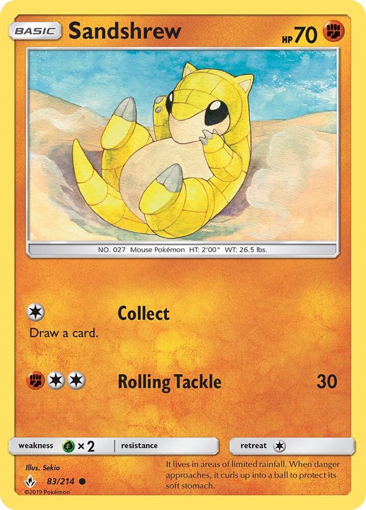 Sandshrew - SM - Unbroken Bonds