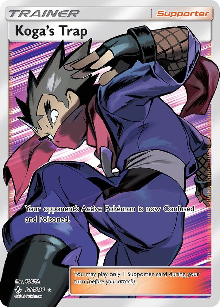 Koga's Trap (Full Art) - SM - Unbroken Bonds