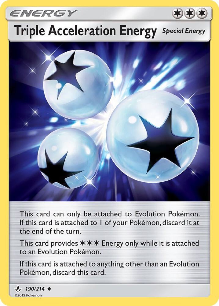 Triple Acceleration Energy - SM - Unbroken Bonds