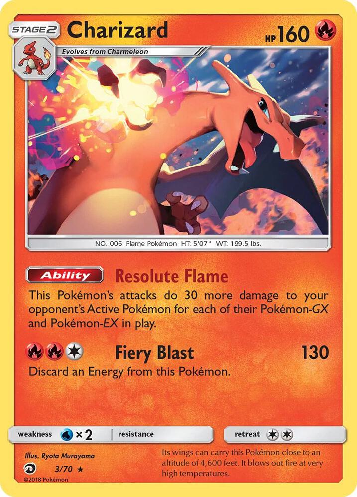 Charizard - 3/70 (Let's Play, Eevee!) - Deck Exclusives