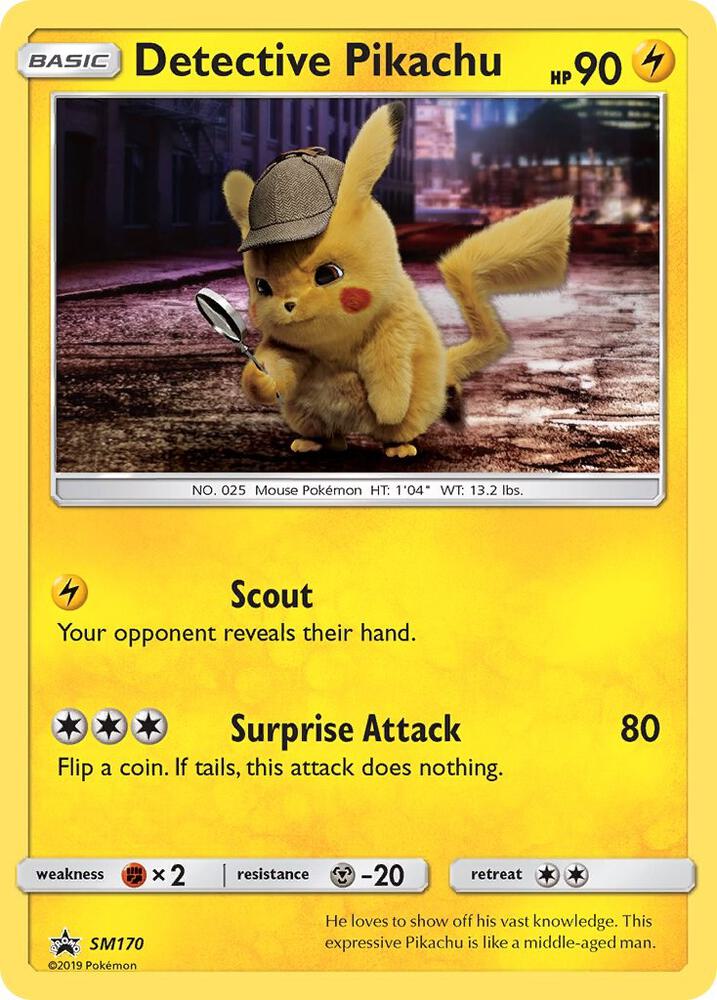 Detective Pikachu - SM170 - SM Promos