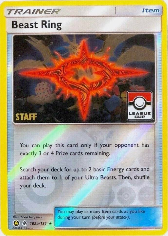 Beast Ring - 102a/131 (League Cup) [Staff] - League & Championship Cards