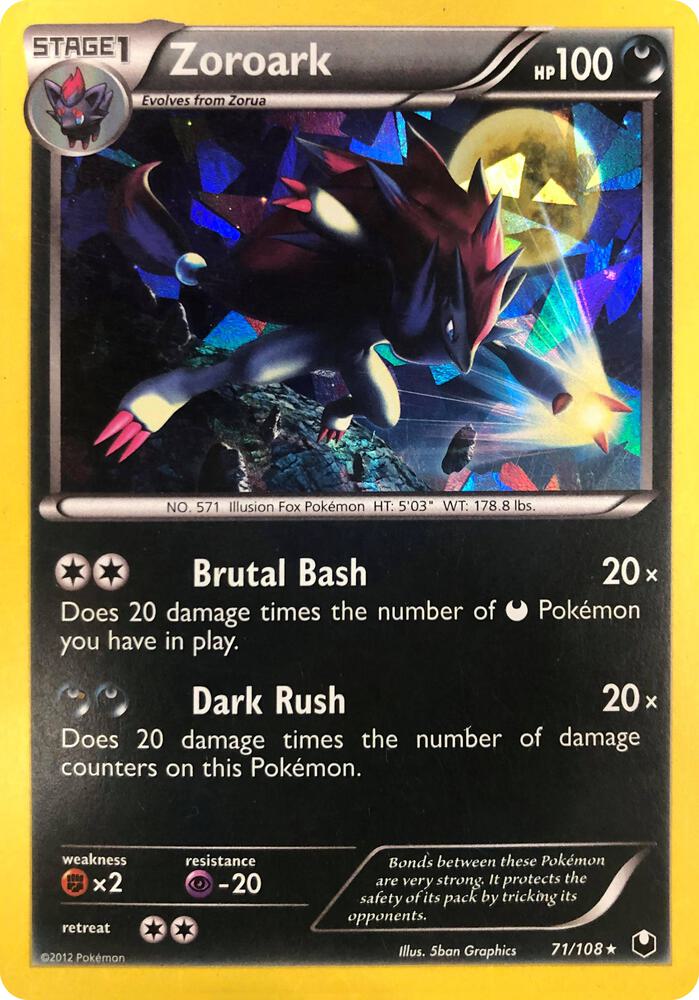 Zoroark (Cracked Ice Holo)