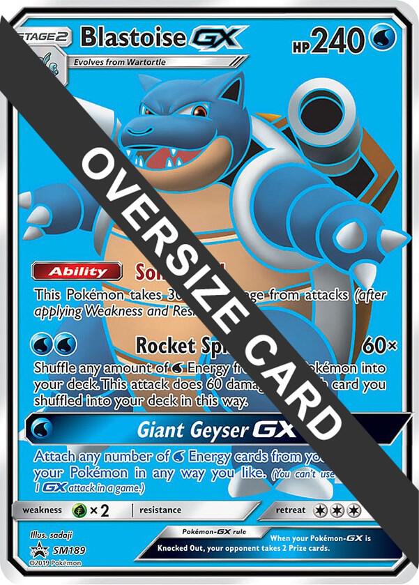 Blastoise GX - SM189 (Black Star Promos) - Jumbo Cards