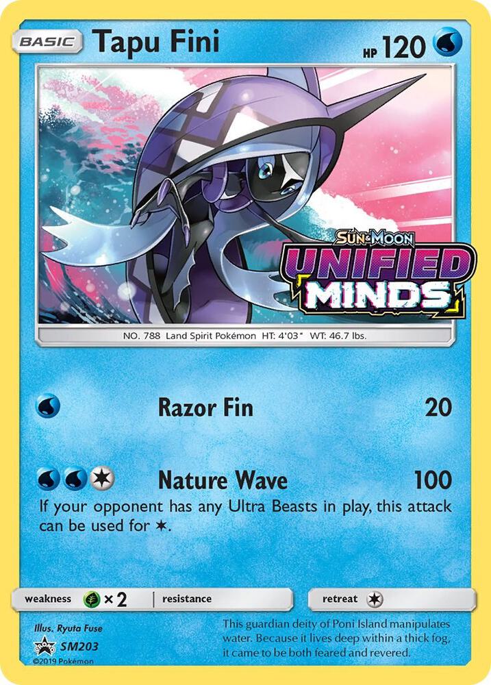 Tapu Fini - SM203 (Prerelease) - SM Promos