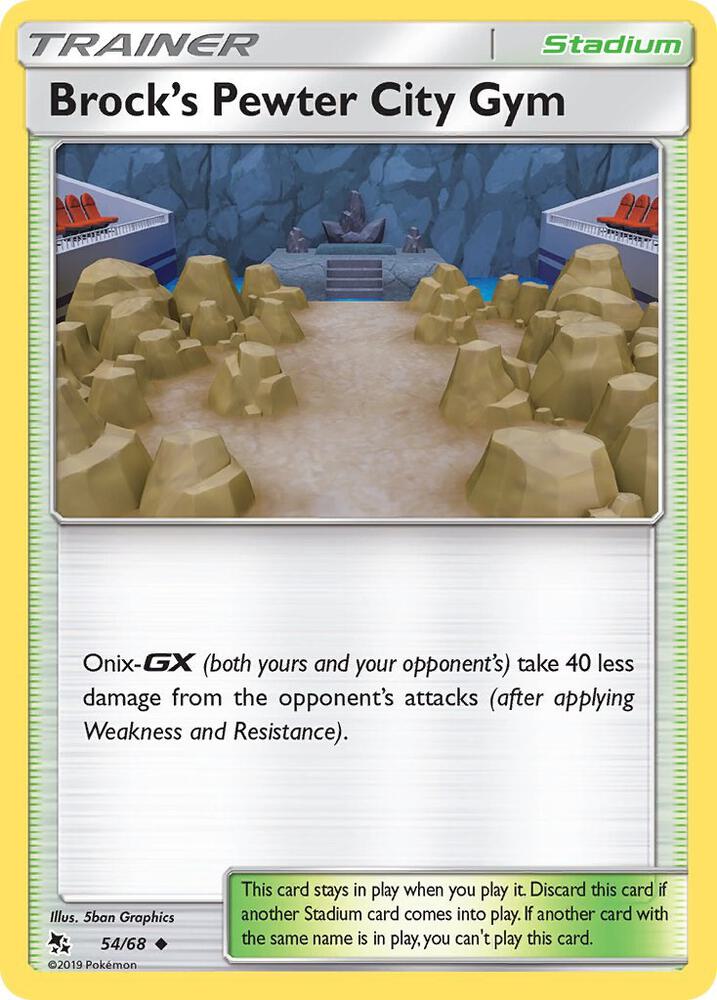 Brock's Pewter City Gym - Hidden Fates