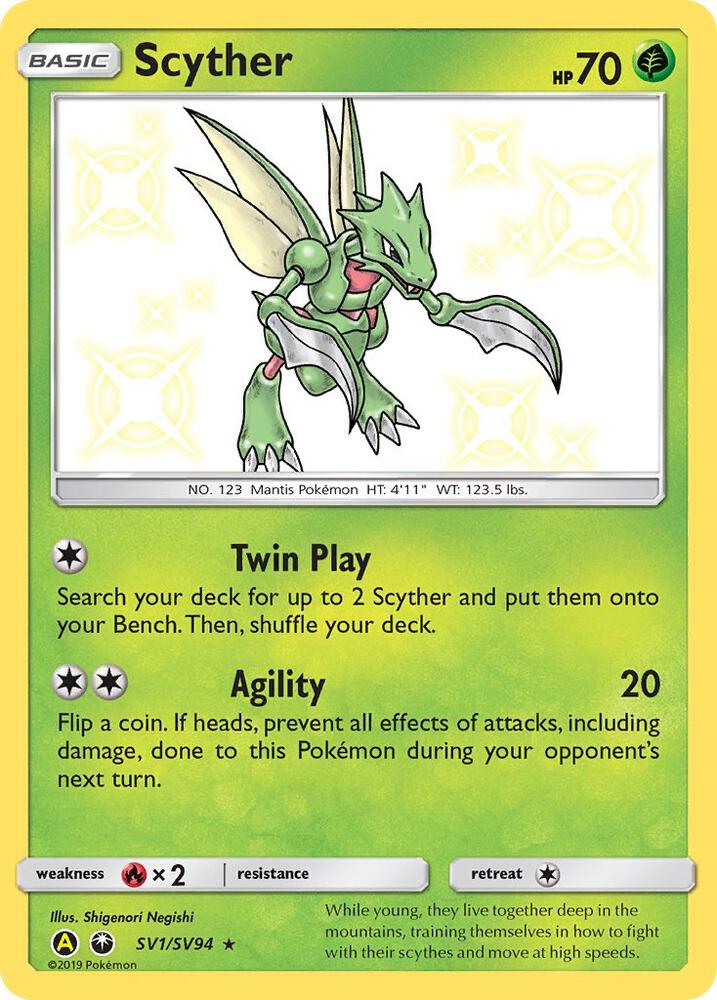 Scyther - Hidden Fates: Shiny Vault