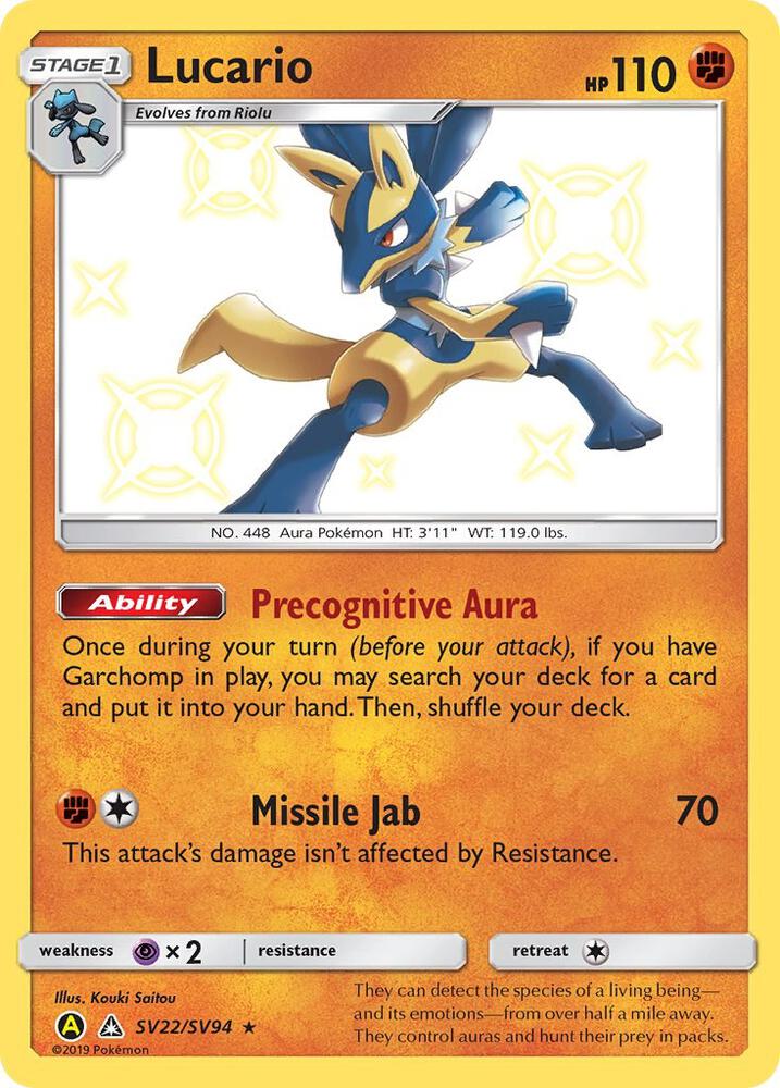Lucario - Hidden Fates: Shiny Vault