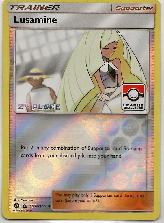 Lusamine - 153a/156 (League Challenge) [2nd Place] - League & Championship Cards