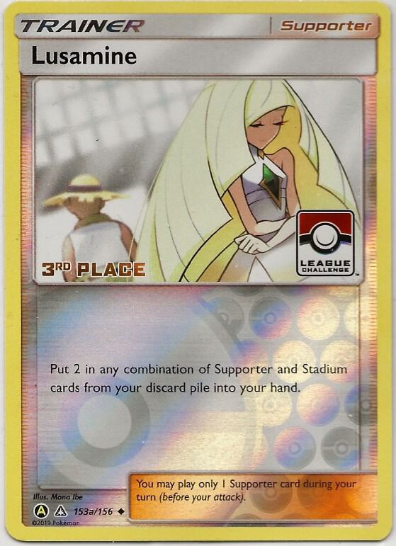 Lusamine - 153a/156 (League Challenge) [3rd Place] - League & Championship Cards