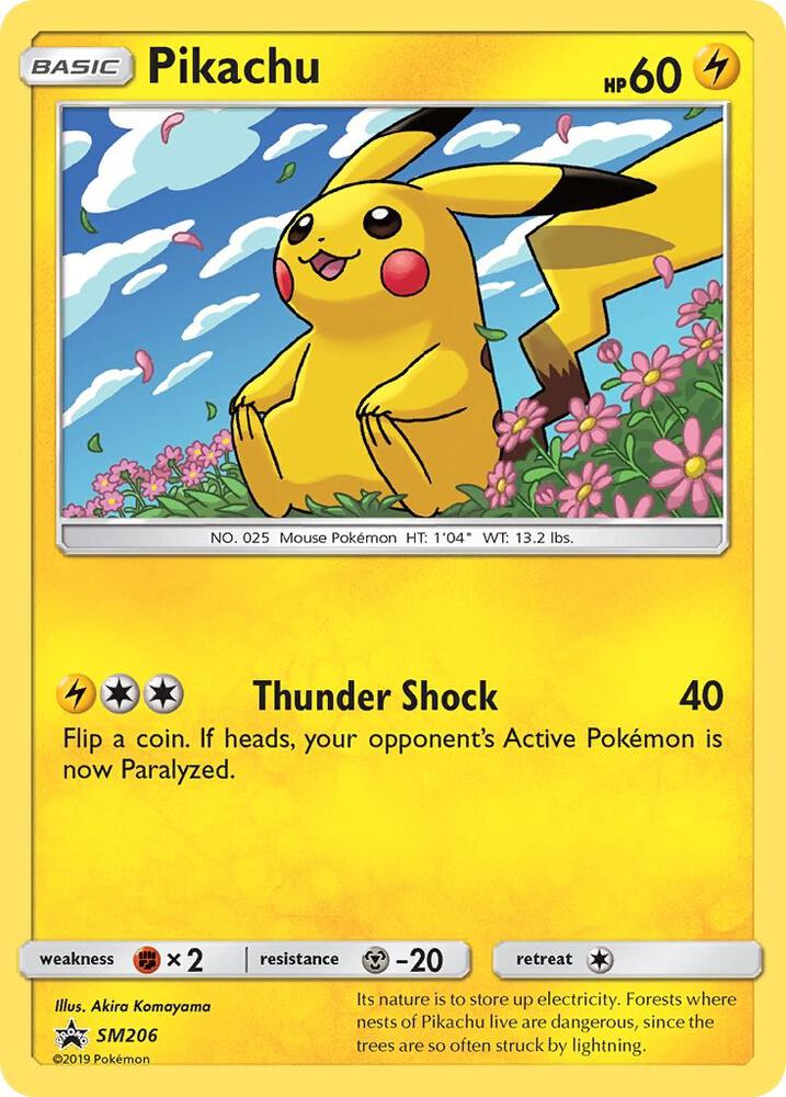 Pikachu - SM206 - SM Promos