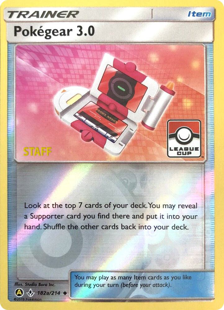 Pokegear 3.0 - 182a/214 (League Cup) [Staff] - League & Championship Cards