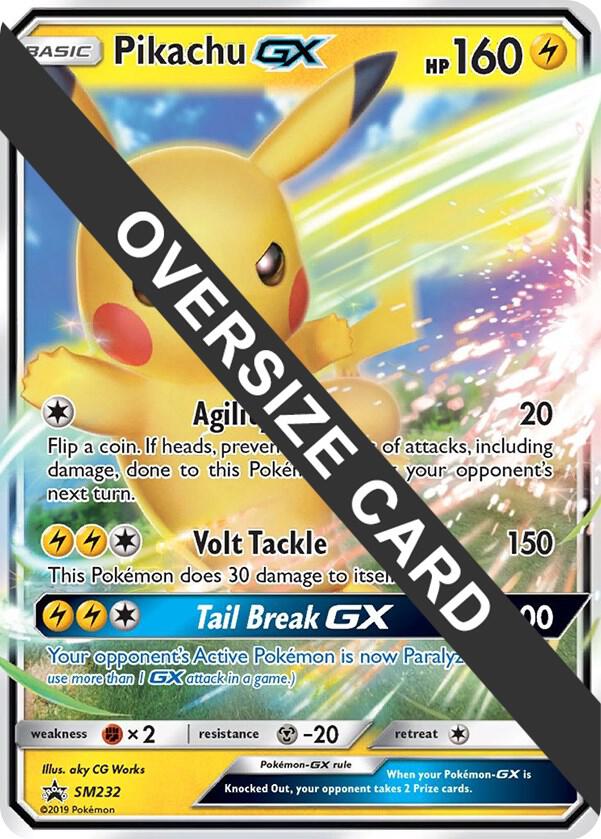 Pikachu GX - SM232 - Jumbo Cards