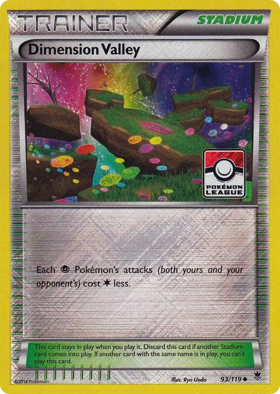 Dimension Valley - 93/119 (Pokemon League) - League & Championship Cards