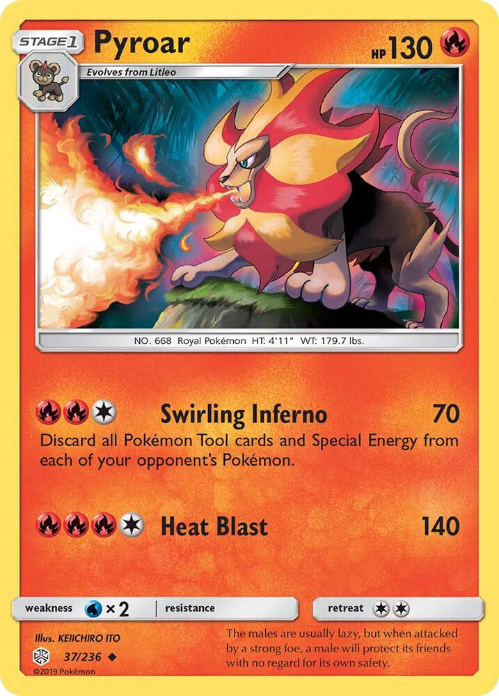 Pyroar - SM - Cosmic Eclipse