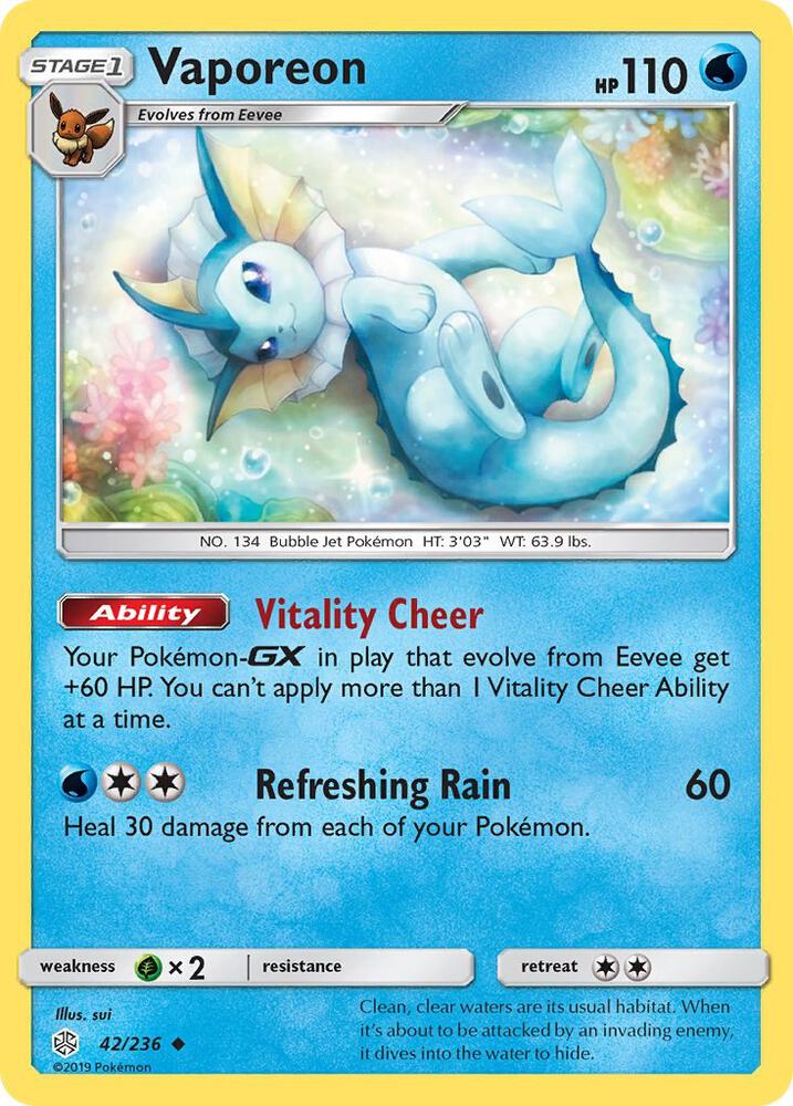 Vaporeon - SM - Cosmic Eclipse