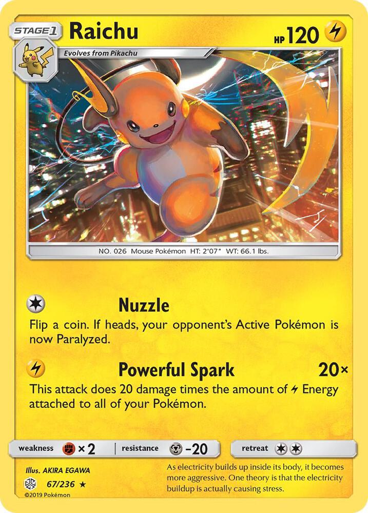 Raichu - SM - Cosmic Eclipse